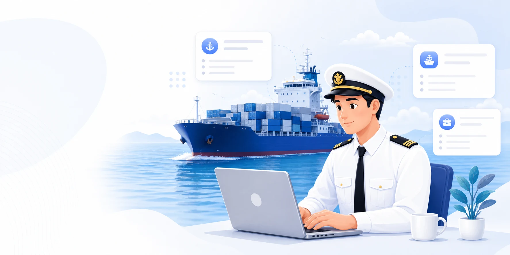 Maritime officer finding jobs on Lowongan Pelaut